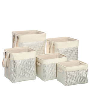 5-tlg. Korb-Set aus Stoff von Château Chic