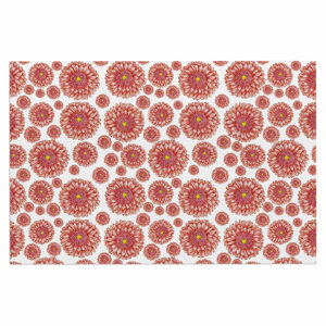 Alisa Drukman Flowers Gerbera Floral Doormat