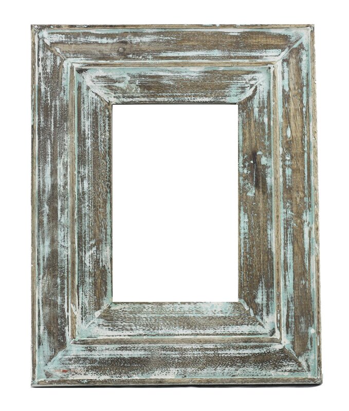 Timbergirl Distressed Wood Picture Frame Reviews Wayfair   Distressed Wood Picture Frame 