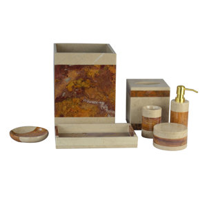 Souhail Bathroom Accessory Set (Set of 2)