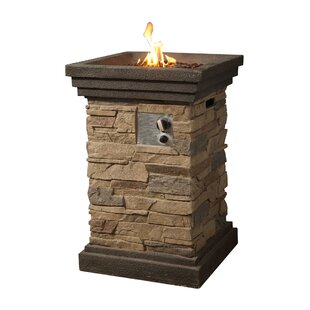 View Rock Faux Stone Propane Fire