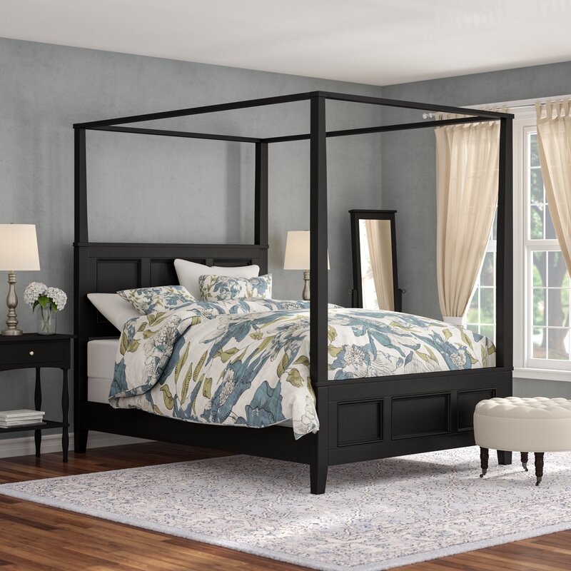 Alcott Hill Marblewood Canopy 2 Piece Bedroom Set ...