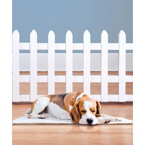 Wood Picket Freestanding Pet Gate