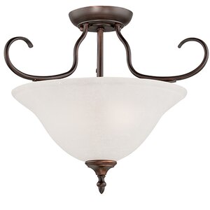 Cleveland 2-Light Semi-Flush Mount