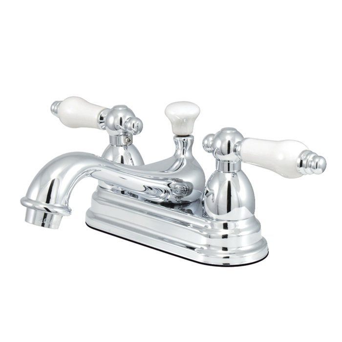 Elements Of Design Centerset Bathroom Faucet With Drain Assembly