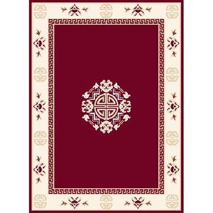 Modena Red Area Rug
