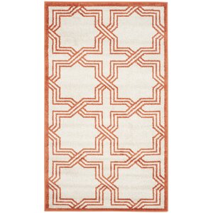 McArthur Ivory/Orange Area Rug