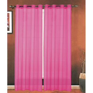 Pink Satin Curtains Wayfair Quickview