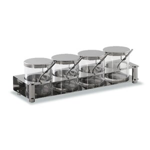 9 Piece Condiment Server Set