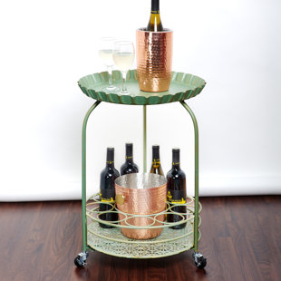 Gold Bar Cart Wine Rack Wayfair Quickview