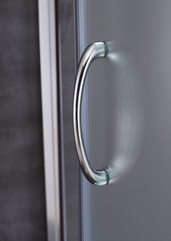 Ove Decors Breeze 34" x 34" x 76" Neo Angle Frosted Glass Kit