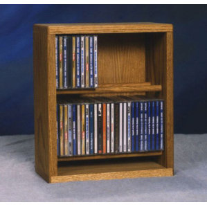 200 Series 52 CD Multimedia Tabletop Storage Rack by Wood Shed