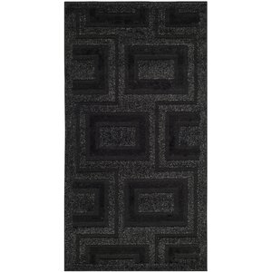 York Charcoal Area Rug