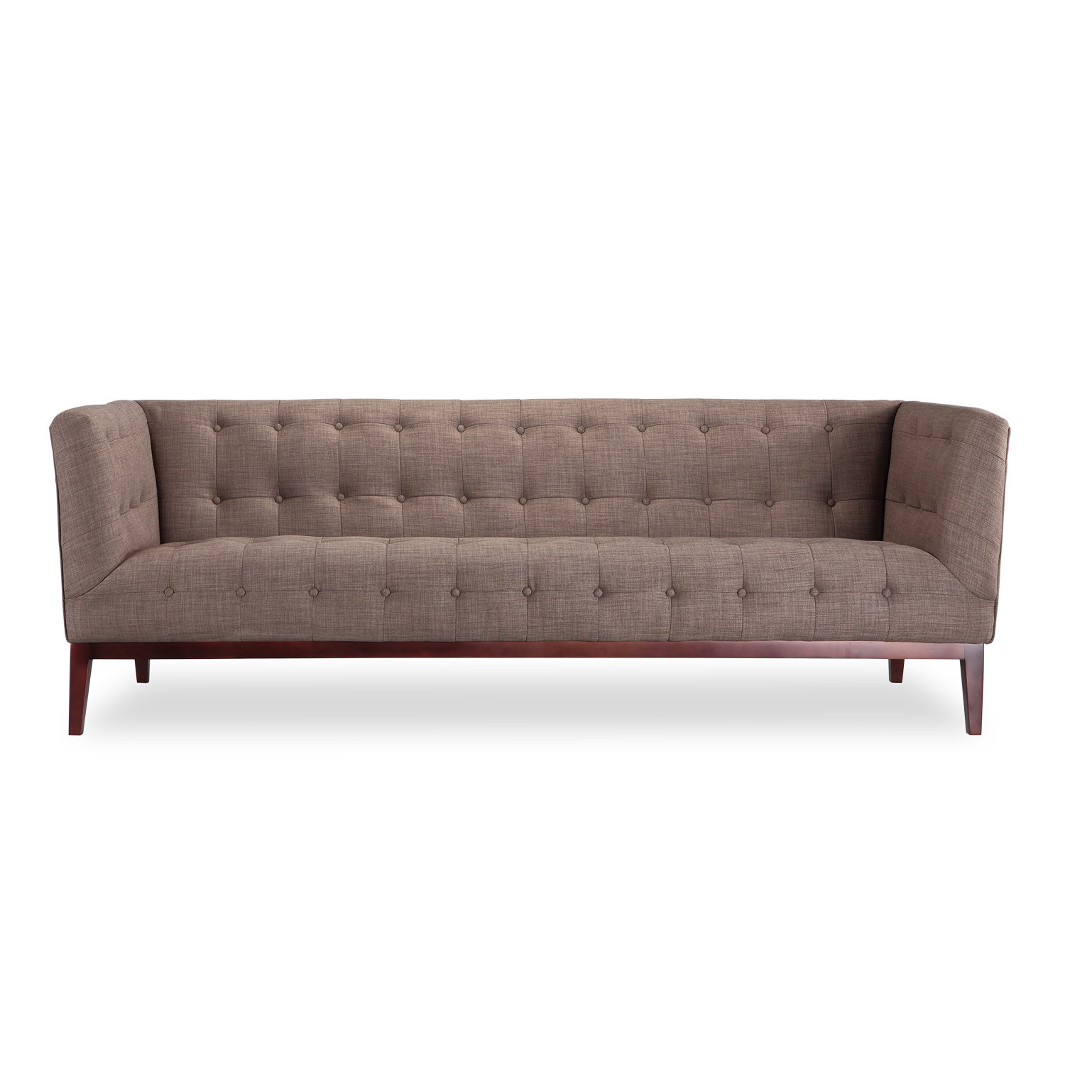Karl Margaret Mid Century Modern English Tufted Chesterfield Sofa Karl Margaret Mid Century Modern English Tufted Chesterfield Sofa Wayfair