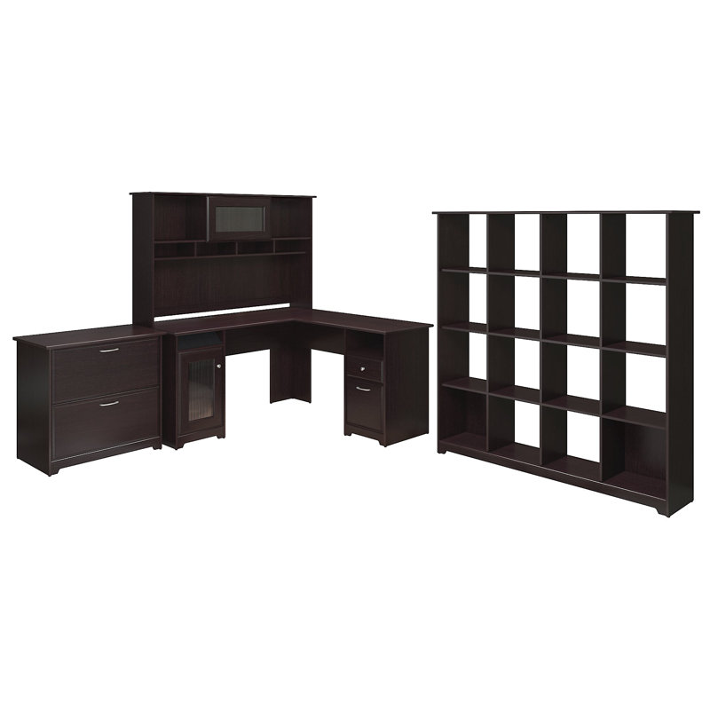 Red Barrel Studio Hilale 4 Piece L Shape Desk Office Suite Hilale 4 Piece L Shape Desk Office Suite