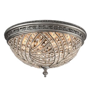 Jaidan Metal 6-Light Flush Mount