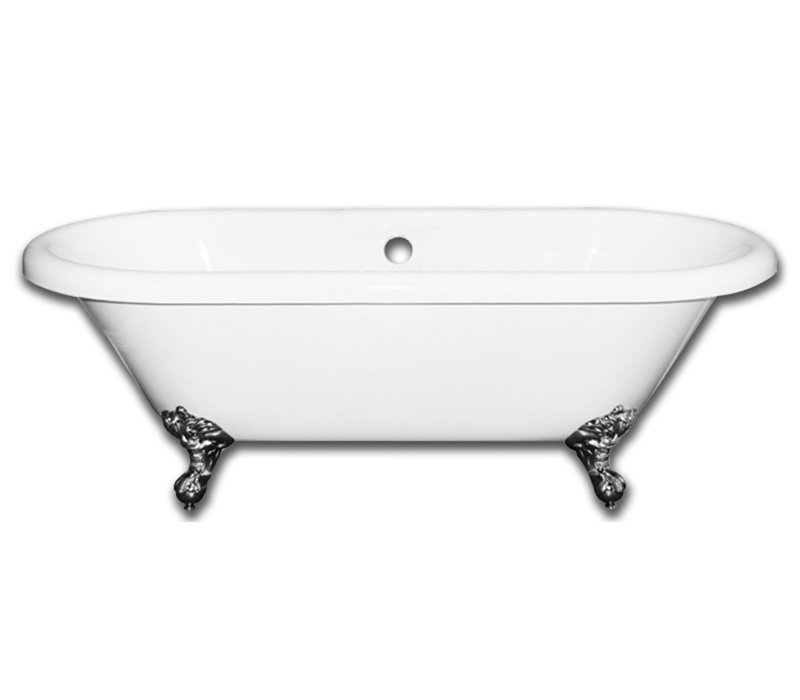 Alcott Hill Vernon Clawfoot 70" x 31" Soaking Bathtub & Reviews Wayfair