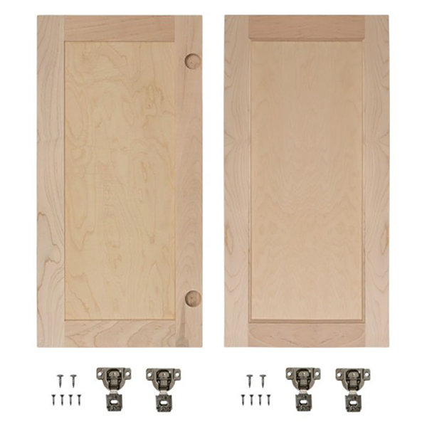 Invisidoor Cabinet Solid Wood Panelled Slab Interior Door