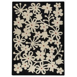 Newport Hand-Tufted Charcoal/White Area Rug