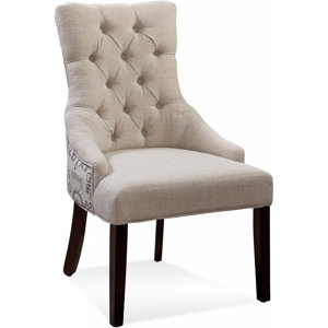 Ahearn Tufted Nailhead Parson Side Chair (Set of 2)