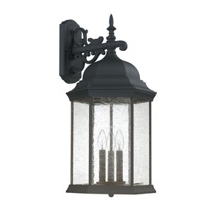 Hearne 3-Light Outdoor Wall Lantern