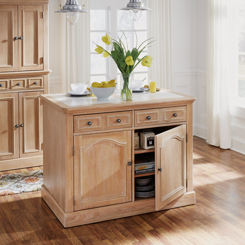 Three Posts Romford 3 Piece Kitchen Island Set with ...