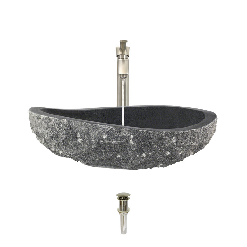 MRDirect Impala Stone Oval Vessel Bathroom Sink with ...