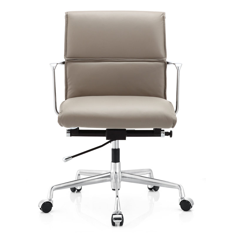 Meelano Italian Leather Office Chair & Reviews Wayfair