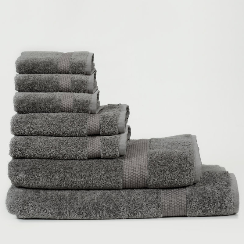 Canora Grey Al 7 Piece Turkish Cotton Bath Towel Set