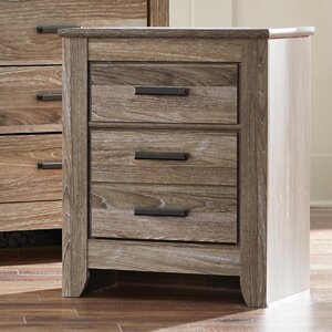 Orange 2 Drawer Nightstand