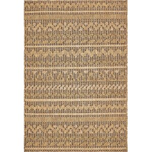 Lukas Light Brown Outdoor Area Rug