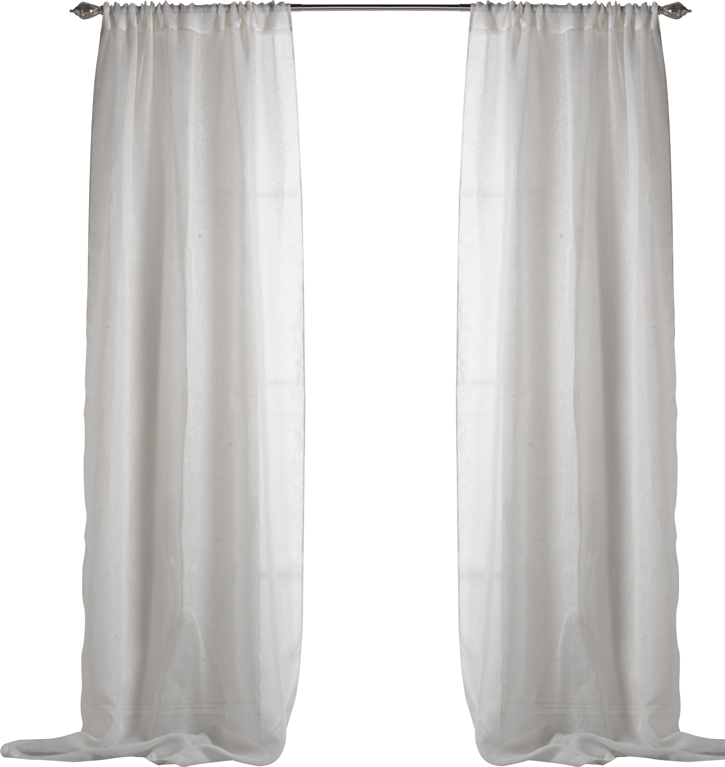 Couture Dreams Solid Sheer Rod Pocket Single Curtain Panel Reviews Couture Dreams Solid Sheer Rod Pocket Single Curtain Panel Reviews Wayfair