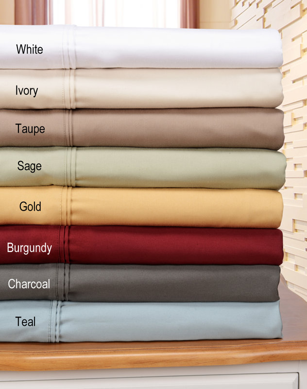 Darby Home Co Superior 1200 Thread Count 100 Cotton Sheet Set