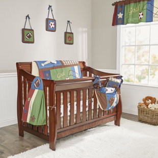 Football Crib Bedding Wayfair Hellwig Clic Sport 13 Piece Crib Bedding Set