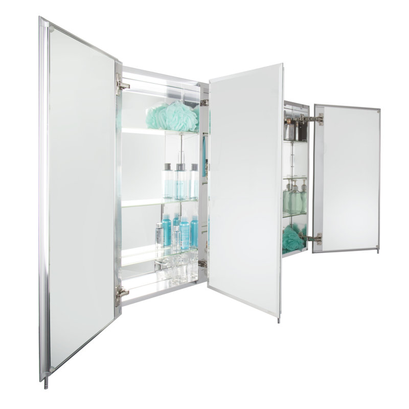 Jacuzzi Triple Door Tri View 48 X 31 Surface Mount Medicine Triple Door Tri View 48 X 31 Surface Mount Medicine Cabinet