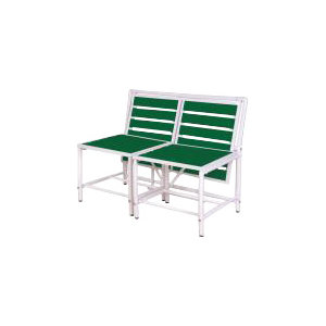 2-Sitzer Gartenbank Magic aus Stahl und Schichth..