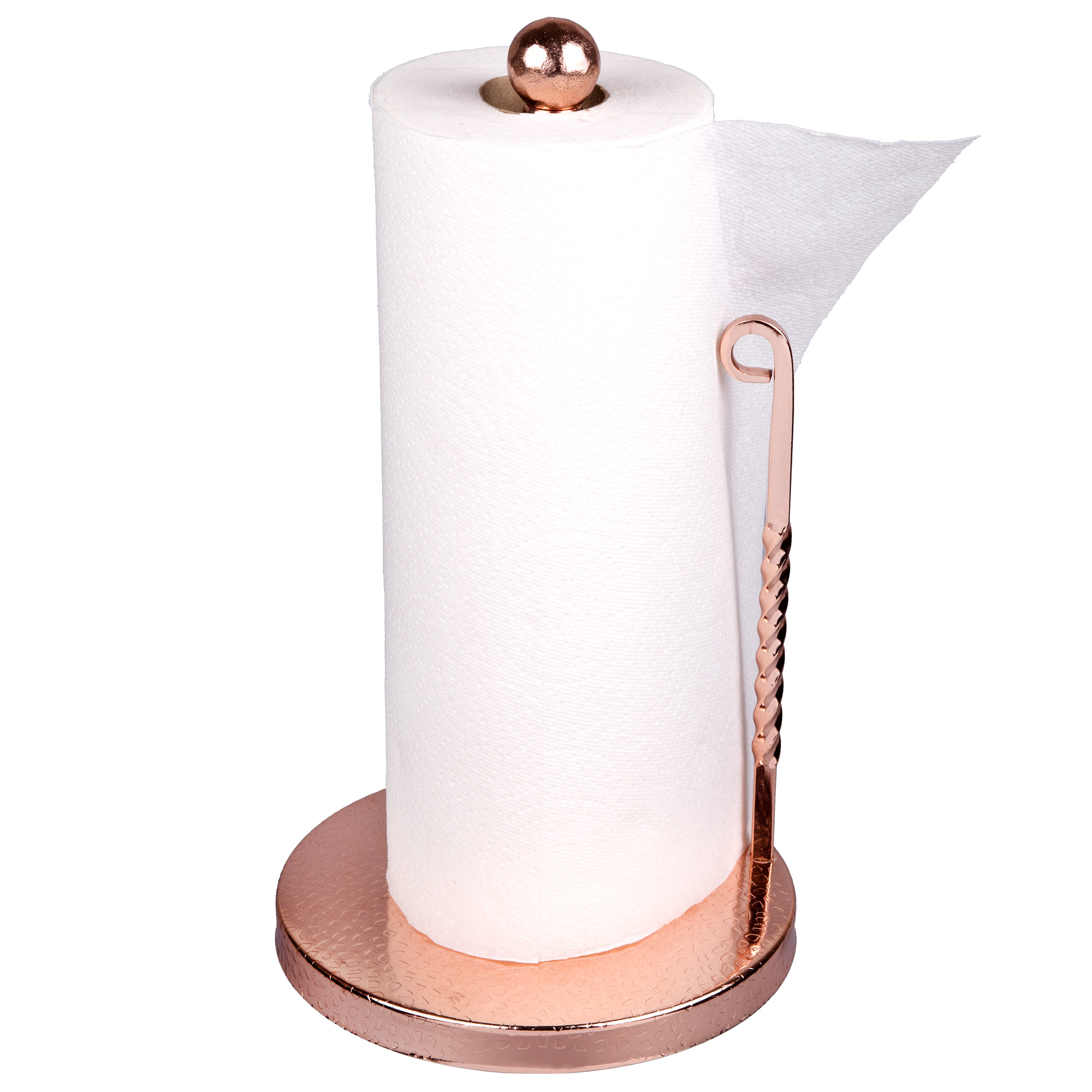 Fleur De Lis Living Copper Plated Free Standing Paper Towel Holder Fleur De Lis Living Copper Plated Free Standing Paper Towel Holder Wayfair