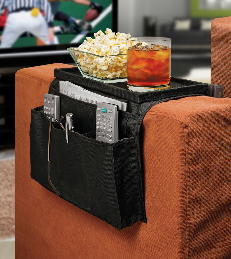 Ideas In Motion 6 Pocket Sofa Couch Arm Rest Organizer With Table Ideas In Motion 6 Pocket Sofa Couch Arm Rest Organizer With Table Top Reviews Wayfair