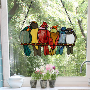 Stained Glass Birds Glasses Blog