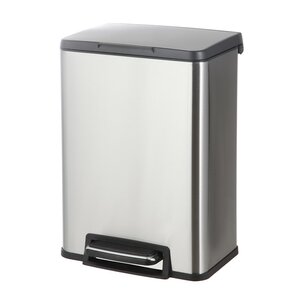 Stainless Steel 5.2 Gallon Step On Trash Can