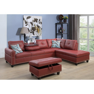 Red Sectionals You Ll Love Wayfair Quickview