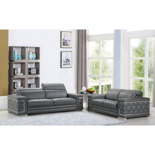 Italian Leather Living Room Wayfair Quickview