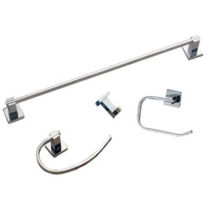 Contempo 4 Piece Bathroom Hardware Set