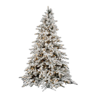 flocked utica 45 green fir artificial christmas tree with 250 dura lit clear lights with stand - Wholesale Artificial Christmas Trees flocked utica 45 green fir artificial christmas tree with 250 dura lit clear lights with stand - Wholesale Artificial Christmas Trees