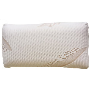 Removable Cotton Cove Memory Foam Standard Pillow by Container