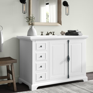 Briarwood Cottage Vanity Wayfair Ogallala 48 Single Cottage Bathroom Vanity Set