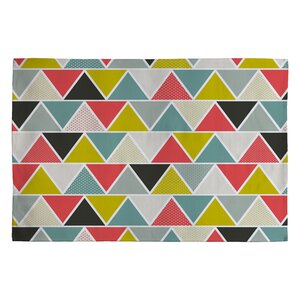 Heather Dutton Triangulum Black/Gray Geometric Area Rug