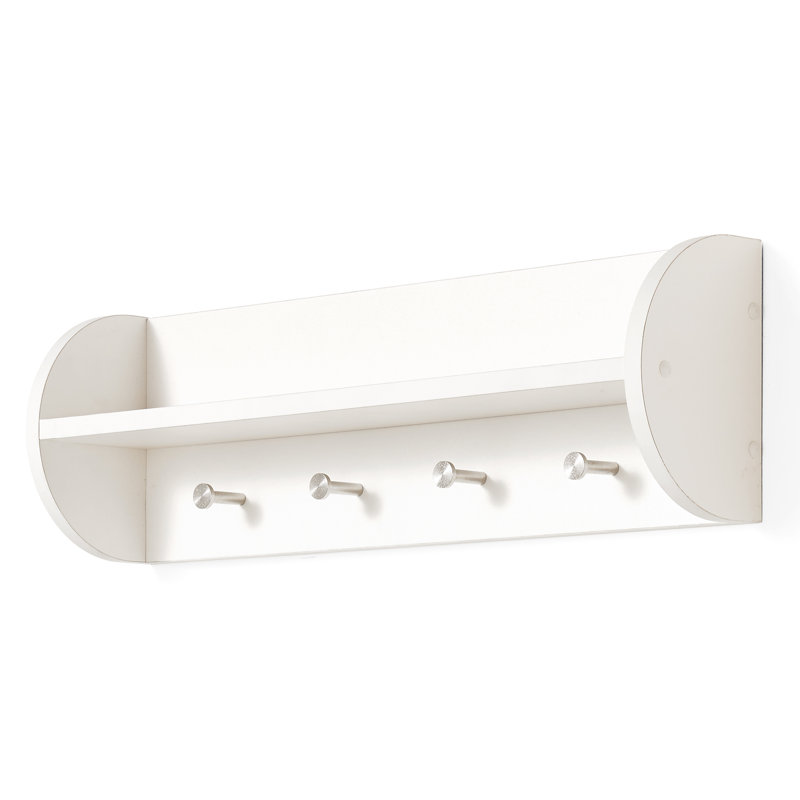 Charlton Home Traditional Wall Mounted Coat Rack & Reviews | Wayfair
