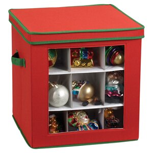 Storage and Organization 27 Piece Holiday Ornament Chest