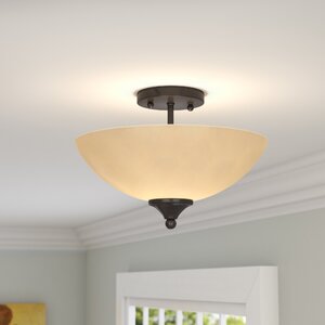 Finn 2-Light Semi Flush Mount